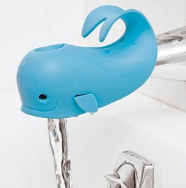Image: Skip Hop Moby Bath Spout Cover | brightens up the bath while protecting baby's head from bumps in the tub