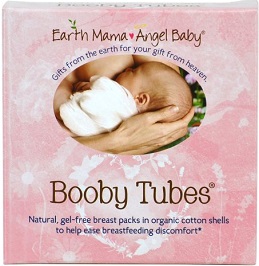 Image: Earth Mama Angel Baby Booby Tubes - gel free warm or cold nursing packs for breastfeeding