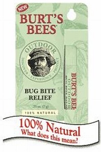 Image: Burts Bees Bug Bite Relief - Temporarily relieves pain and itching associated with bites, stings, minor skin irritations and rashes