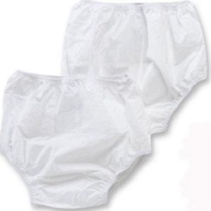 Image: Gerber Waterproof Pant -Made of 100% PEVA and nylon covered elastic leg and waistband protect baby's sensitive skin