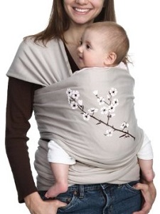 Image: Moby Wrap Organic 100% Cotton Baby Carrier - Develops a strong and secure attachment to parents