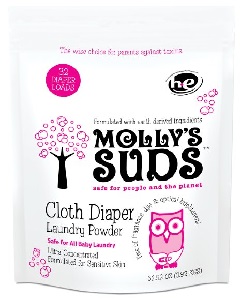 Image: Molly's Suds Cloth Diaper Laundry Powder 32 loads- Perfect for Baby Laundry, All Natural, Free of Parabens and Harsh Chemicals | No harsh chemicals, no fillers, no essential oils, no enzymes, no fragrance