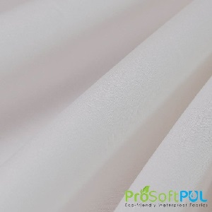 Image: Premium ProSoft Waterproof PUL (Polyurethane Laminate) Fabric (Natural White, Made in USA, sold by the yard)