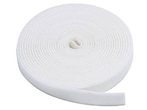Image: Fastening Tape 0.75-inch Hook and Loop Fastening Tape 5 yard/roll - White