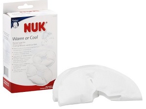 Image: Gerber Breast Therapy Warm or Cool Relief 2 Reusable Packs, from NUK