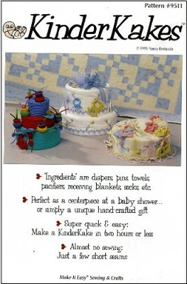 Image: SewBaby! KinderKakes Pattern | Perfect as a centerpiece at a baby shower | unique hand-crafted gift