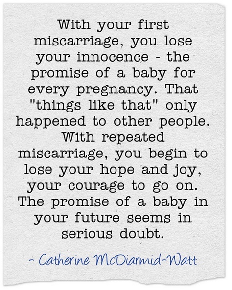 Image: Miscarriage: Multiple Loss article quote