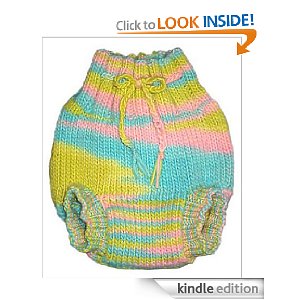 Image: Pea Patch Diaper Soaker Knitting Pattern - Kindle Edition